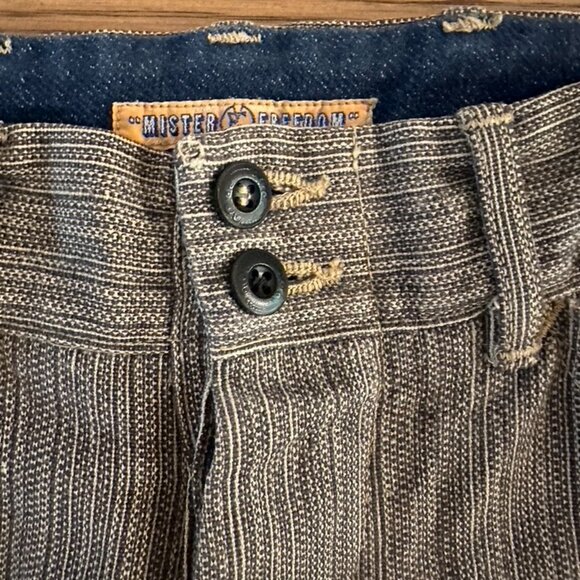 Mister Freedom Gray Canvas Trouser Sugar Cane - Picture 4 of 11